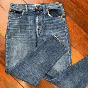 Madewell The High Rise Slim Crop Boyjean Size 28 Medium wash